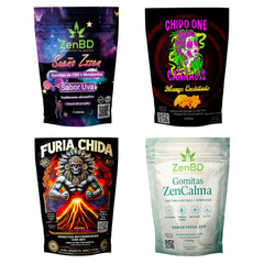 Chido One Cannabis | Combo Chido | 8 piezas - 4 sabores