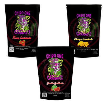Chido One Cannabis | Sampler Gomitas | Delta 9 | 6 piezas - 3 sabores