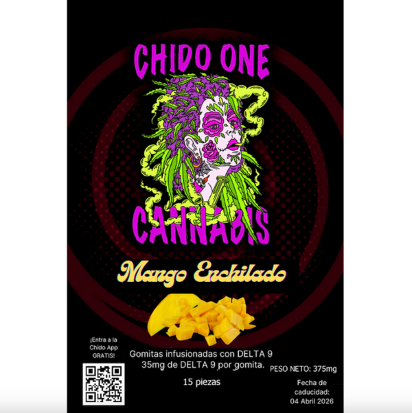 Chido One Cannabis | Gomitas Delta 9 THC 35 mg/pza | 2 ó 15 piezas