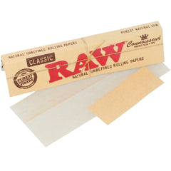 Raw | Papel para Liar para Forjar Clásico con Filtro 1 1/4 | 50 papeles y 50 filtros