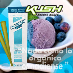 Kush Cones | Conos de Hemp Pre rolados Infusionados con Terpenos 107mm | 2 piezas