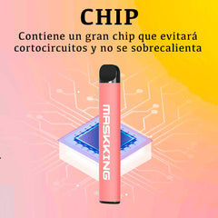 Vapeador Electrónico Tipo Maskking GT Desechable