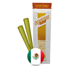 Kush Cones | Conos de Hemp Pre rolados Infusionados con Terpenos 107mm | 2 piezas