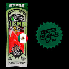 Blunt Wrap | Blunt Wrap 4x Hemp + CBD | 4 Sábanas y 4 Filtros